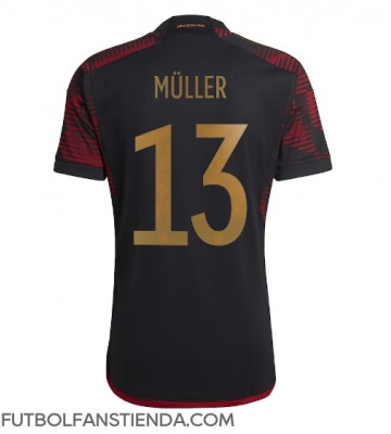 Alemania Thomas Muller #13 Segunda Equipación Mundial 2022 Manga Corta